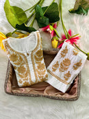 Chanderi Charm Combo - Chikankari official