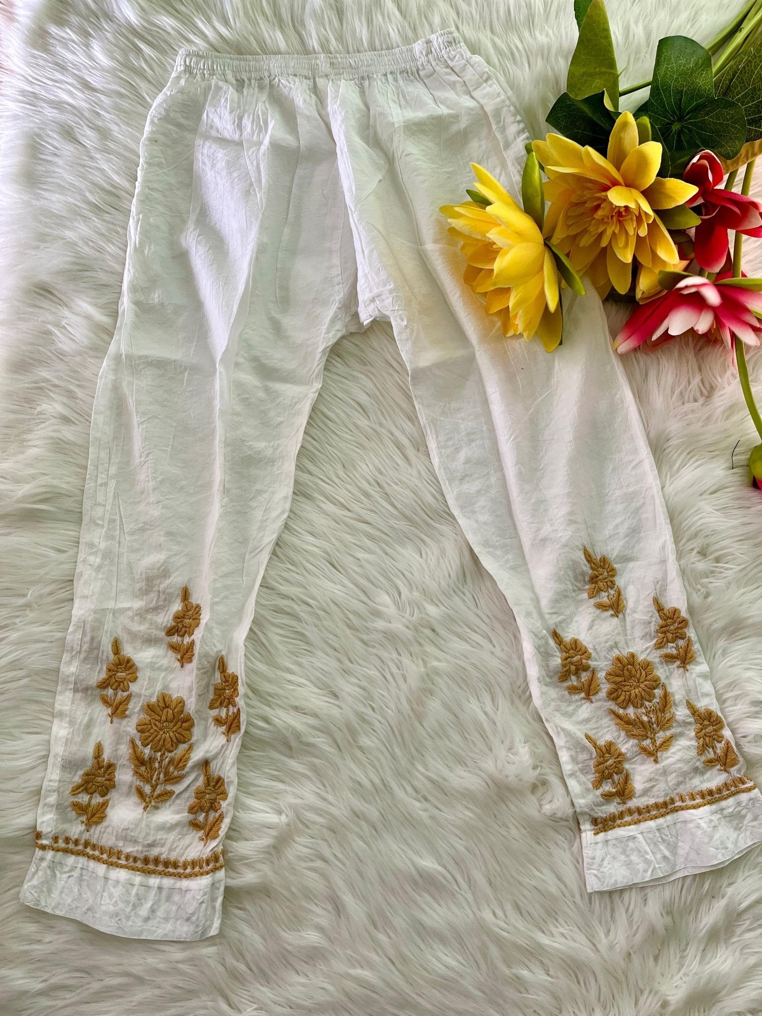 Chanderi Charm Combo - Chikankari official