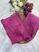 Chanderi Golden Dots Set - Chikankari official