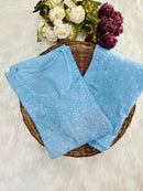 Chanderi Golden Dots Set - Chikankari official