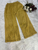 Chanderi Golden Dots Set - Chikankari official