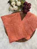 Chanderi Golden Dots Set - Chikankari official