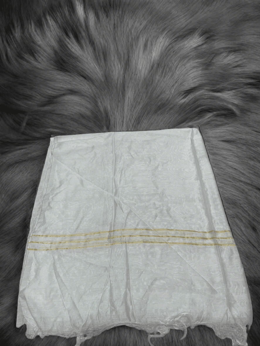 Chanderi Handwork Dupatta - Elegant Embroidered Stole - Chikankari official