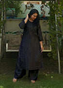 Chanderi Heavy work Ombre Rangrez 3pc Set - Chikankari official