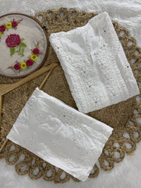 Chanderi Muqaish New concept Combo - Chikankari official