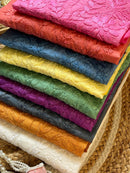 Chanderi Silk Ombre Soft Dyed Kurtas - Chikankari official