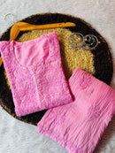 Chanderi Tone to tone Combo - Chikankari official