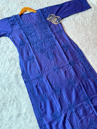 Chanderi Tone to tone Combo - Chikankari official