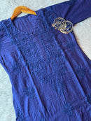 Chanderi Tone to tone Combo - Chikankari official