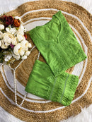 Charm Pure Mul Mul Crafted Set - Chikankari official