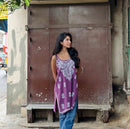 Chatpati Noodle Straps Short Top - Chikankari official