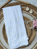 Chiffon dupatta 2.5mtr - Chikankari Worked - Chikankari official