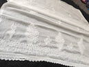 Chiffon dupatta with border boota And chandi pattern Along lace - Chikankari official