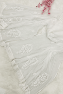 Chiffon Heavy Embroidery dupatta 2.25mtr - Chikankari official