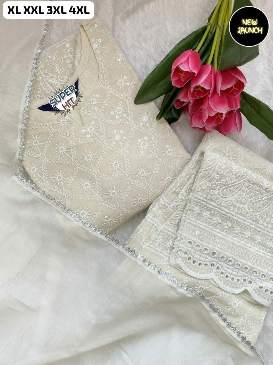 Chikankari 3pc Set - Chikankari official