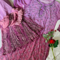 Chikankari 4pc Mirror work Set - Chikankari official