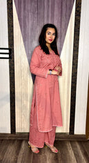 Chikankari Dobby cotton Plazzo set - Chikankari official