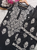 Chikankari Flower Embroidered sets - Chikankari official
