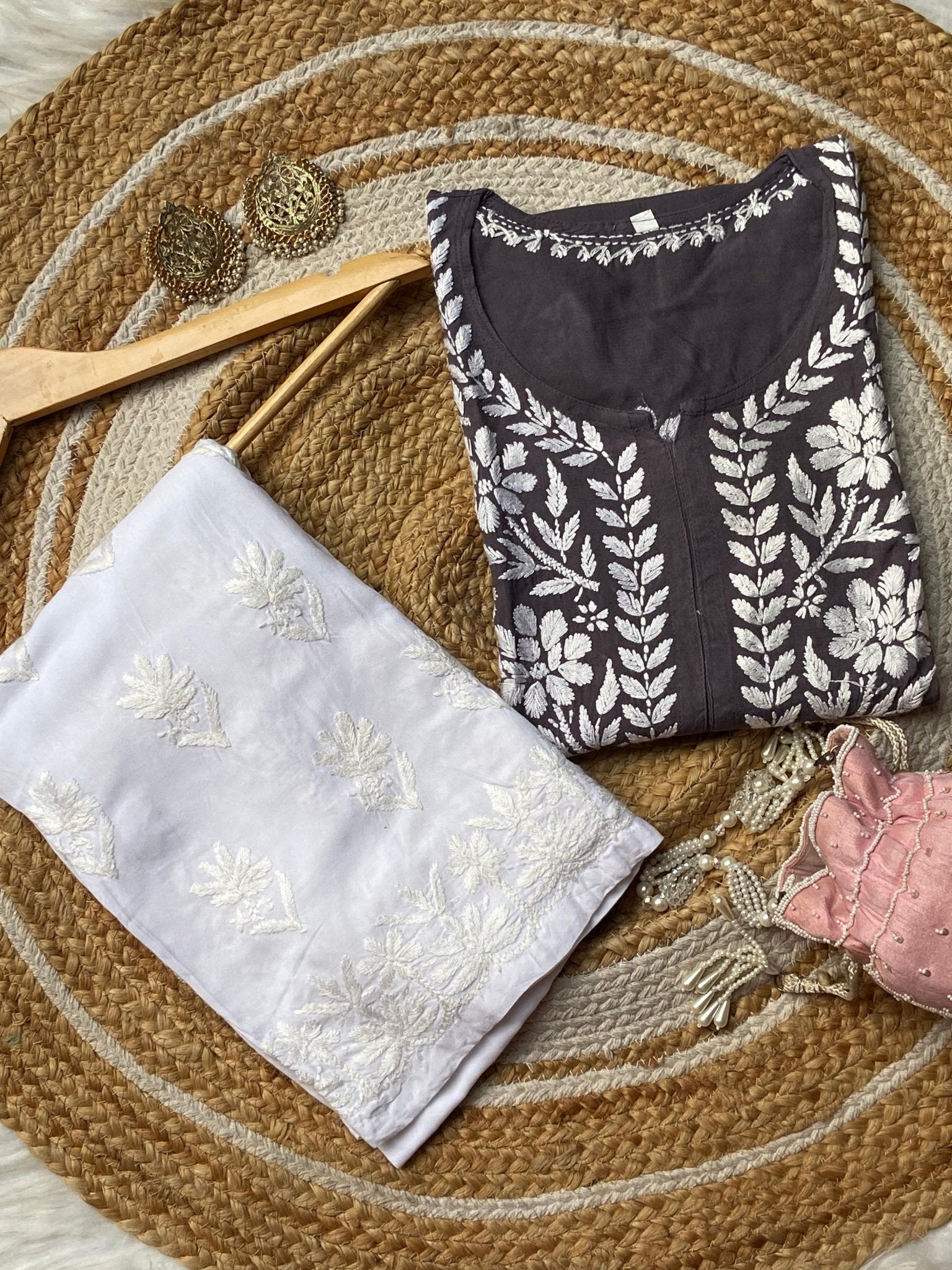 Chikankari rayon kurti - Chikankari official