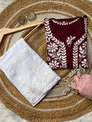 Chikankari rayon kurti - Chikankari official