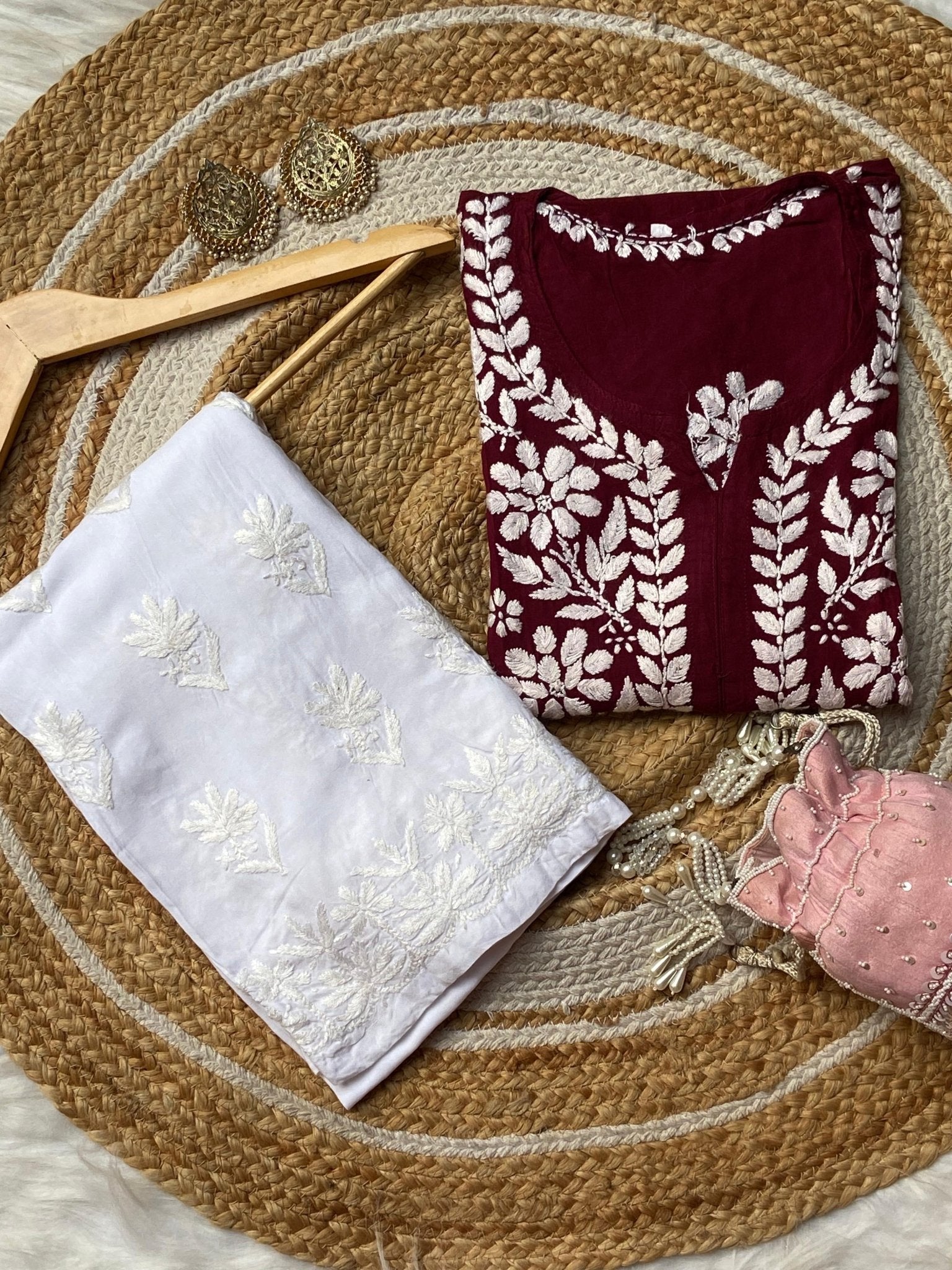 Chikankari rayon kurti - Chikankari official