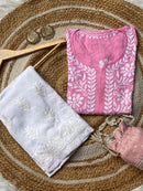 Chikankari rayon kurti - Chikankari official