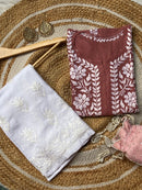 Chikankari rayon kurti - Chikankari official