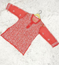 Chikankari White embroidery Short Tops - Chikankari official