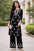 Chikankari x Mother of dragons 2pc Set - Chikankari official