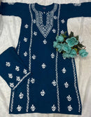 Chikankari x Mother of dragons 2pc Set - Chikankari official