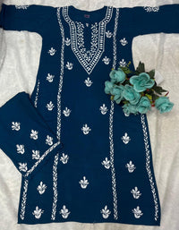 Chikankari x Mother of dragons 2pc Set - Chikankari official