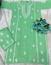 Chikankari x Mother of dragons 2pc Set - Chikankari official