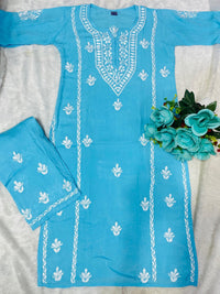 Chikankari x Mother of dragons 2pc Set - Chikankari official