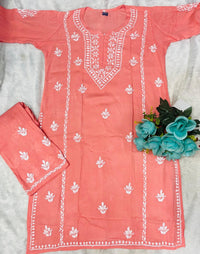 Chikankari x Mother of dragons 2pc Set - Chikankari official