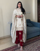 Classic Edition 3pc Party Weat Set - Chikankari official
