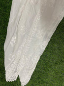 Comfort Chikan Dhoti - Chikankari official