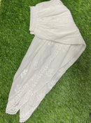 Comfort Chikan Dhoti - Chikankari official