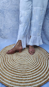 Comfort Cotton Plazzo - Chikankari official