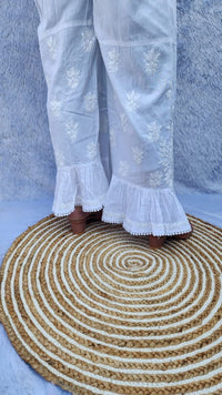 Comfort Cotton Plazzo - Chikankari official
