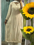 Comfortable Stylish chikankari Soft Kurtis in pastel shades - Chikankari official