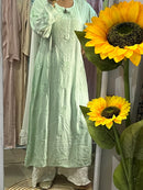 Comfortable Stylish chikankari Soft Kurtis in pastel shades - Chikankari official