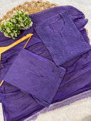 Concept In chanderi kurti with chanderi machine palazo - Chikankari official