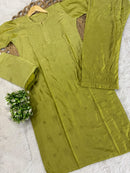 Concept In chanderi kurti with chanderi machine palazo - Chikankari official