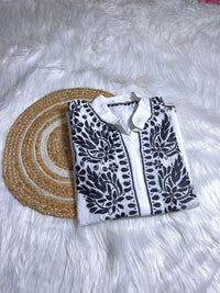Cotton shirt Breathable Pure Work - Chikankari official
