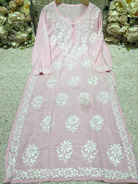 Crafted Buta Pure chikankari Modal hand work - Chikankari official