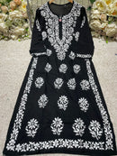 Crafted Buta Pure chikankari Modal hand work - Chikankari official
