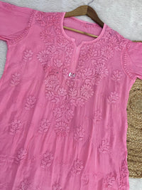 Crape 3D work Article - Chikankari official