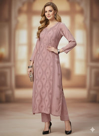 Creap Stylish Kurta - Chikankari official