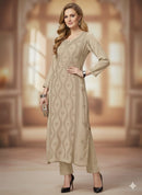 Creap Stylish Kurta - Chikankari official