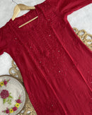 Crochet Mukaish Kurtas - Chikankari official